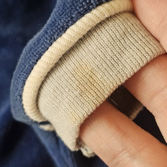 VTG Winnie The Pooh Terry Cloth One Piece Baby Romper Blue Size 3/6 Months - Picture 5 of 10